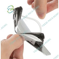3.5g Reusable Holographic Mylar Bag Smell Proof Releasable Plastic Pouch with Child Resistant Zipper